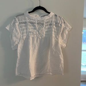 Zara white blouse